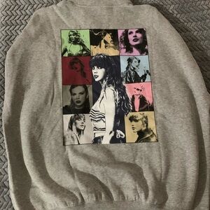 Taylor Swift 2023 Eras Tour Official Merch - Gray Quarter Zip